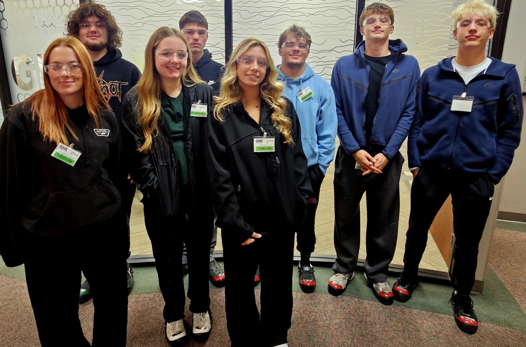 Franklin High School students visited GMI Corporation in Lebanon. 